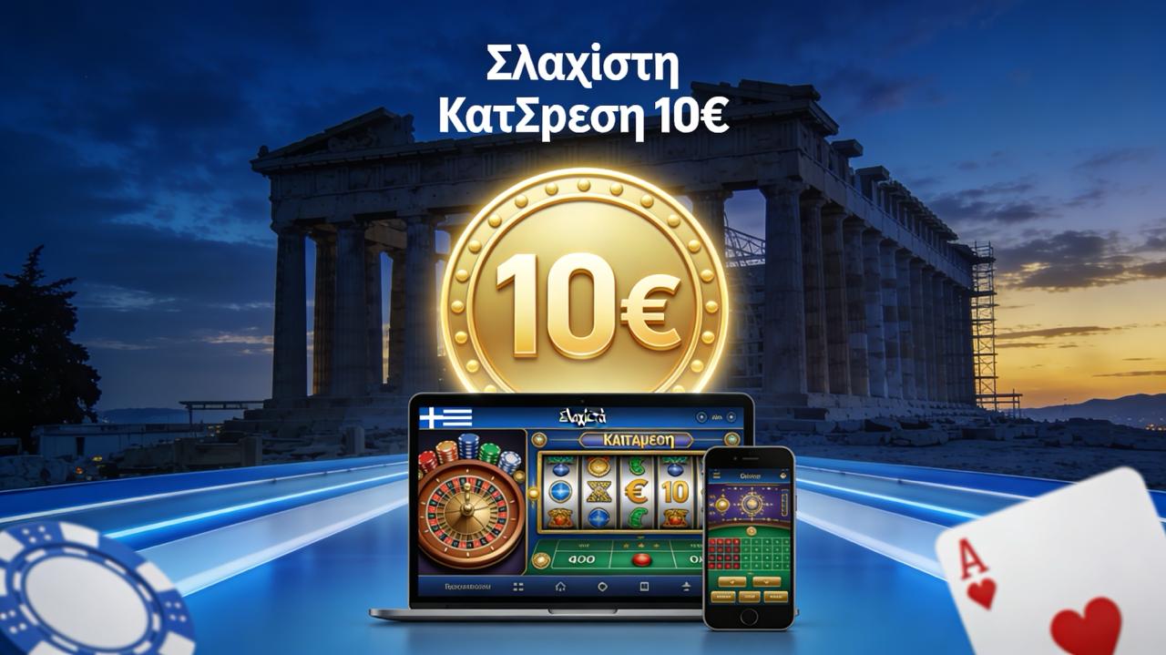 Online καζίνο με ελάχιστη κατάθεση 10€ στην Ελλάδα
